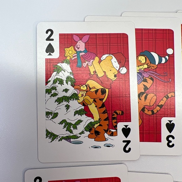 Bicycle Disney Winnie the Pooh Deck of Playing Cards Holiday Playing Cards RARE - Picture 10 of 16